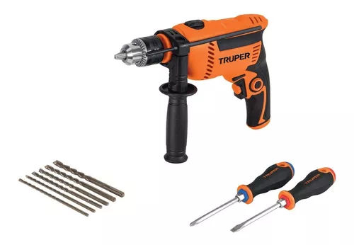 Truper  Hammer Drill Combo Set W/ Screwdrivers & Bits