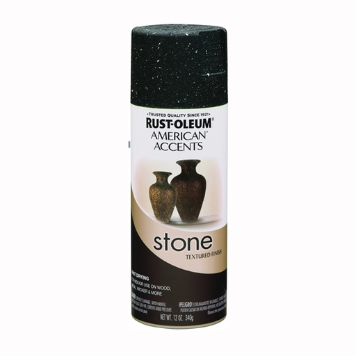 Rust-Oleum Texture Stone Creation Spray Paint - Black Granite