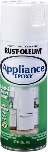 Rust-Oleum Appliance Enamel Epoxy Spray Paint 12oz - White 