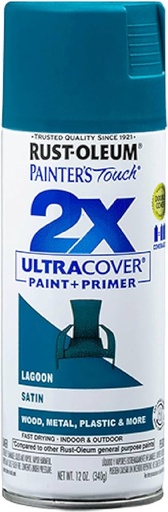 Rust-Oleum  2x Spray Paint 12oz - Satin Lagoon 