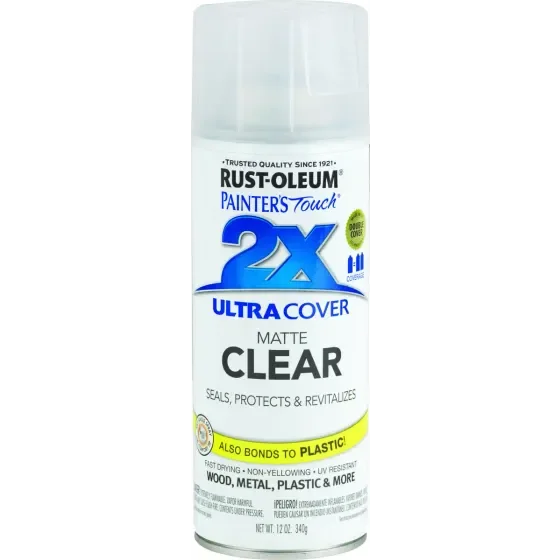 Rust-Oleum  2X Spray Paint 12oz - Matte Clear 