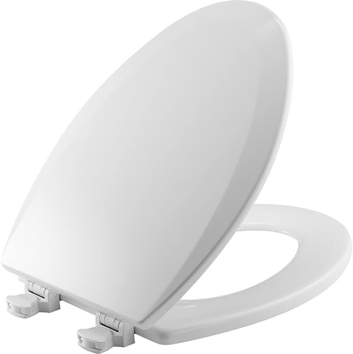 Bemis Elongated Toilet Seat Molded Wood - White