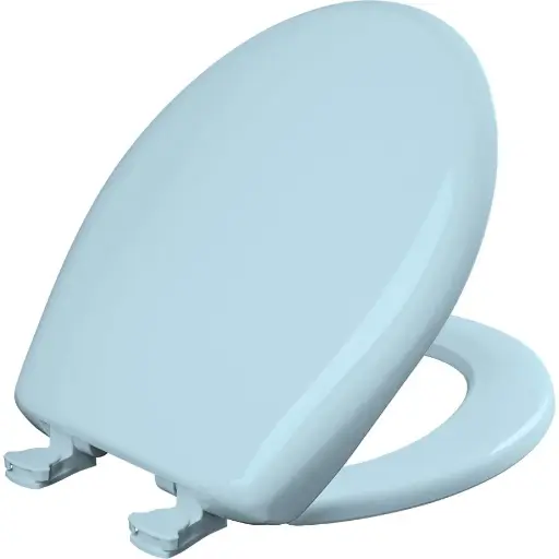 Winsford Plastic Round Toilet Seat - Blue