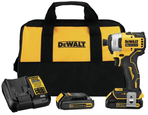 DeWalt Atomic Impact  Driver 20V Brushless Impact Kit W/ 2 Batteries