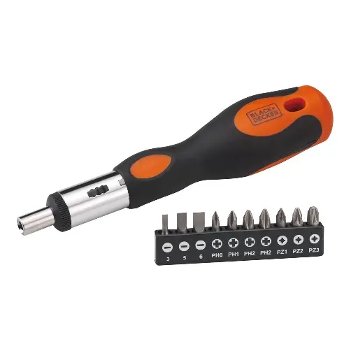 Black+Decker  Multibit Ratcheting SD W/ 10 Bits