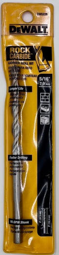 DeWalt Drill Bit - Rock Carbide 5/16” x 6”