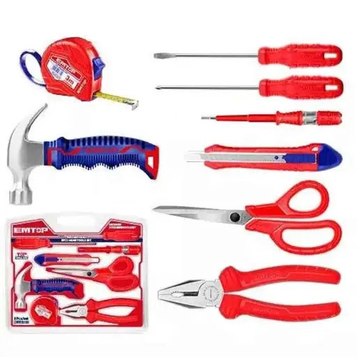 Emtop  Hand Tool Set 8Pcs