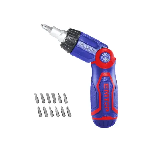 Emtop Ratchet and Screwdriver Set 13pc 