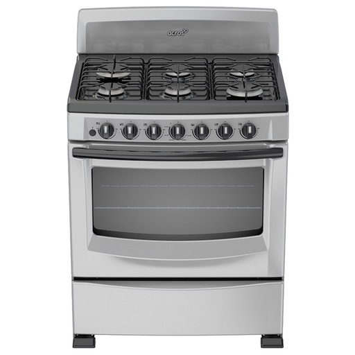 Whirlpool 6 Burner Gas Stove Acros - Silver