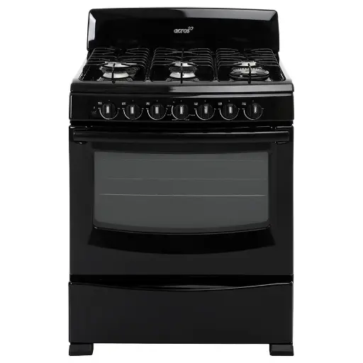 Whirlpool 6 Burner Gas Stove Acros - Black