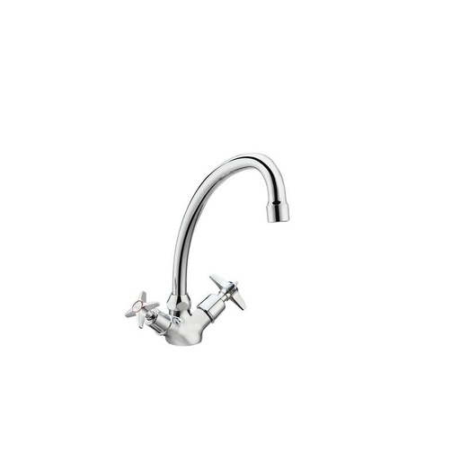 Bri Swivel Kitchen Faucet W/ Crosstop Head