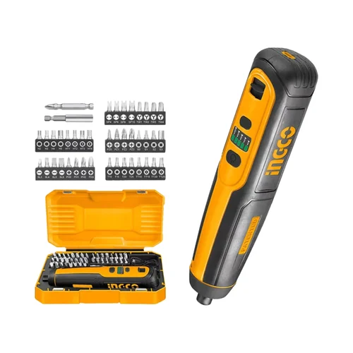 Screwdriver Lithium-Ion 4V W/ Battery, Accessories, C Type Charger Not Included