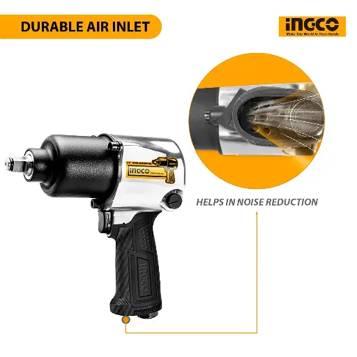 Ingco Industrial Air Impact Wrench 1/2" 7000 RPM