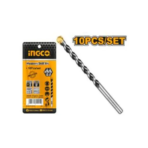 Ingco Masonry Drill Bits 5/32" 10Pcs