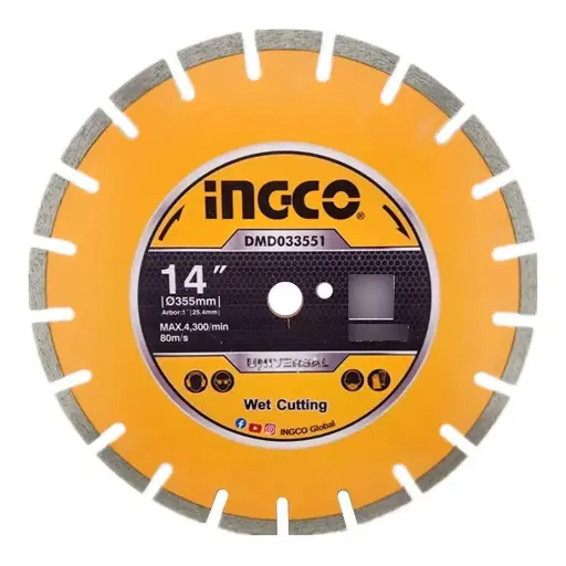 Ingco Cuttting Disc Diamond For Asphalt And Concrete 