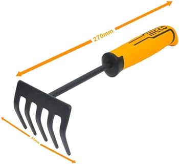 Ingco Garden Rake - Carbon Steel 11"