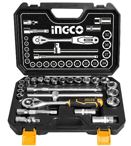 Ingco Industrial Socket Set 1/2" 25Pcs