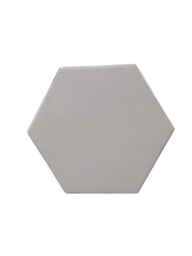  Hexagonal Connect Tile - White 8" x 9"