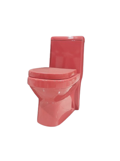 Toilet W/ Seat - Red