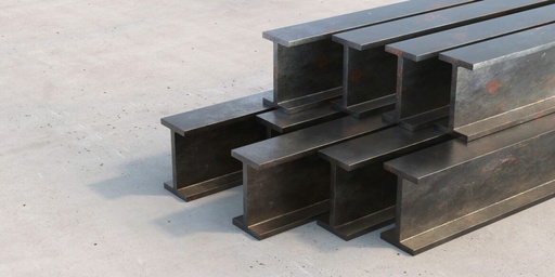 Steel I Beam  120 2 1/2" x 4 5/8" x 20"