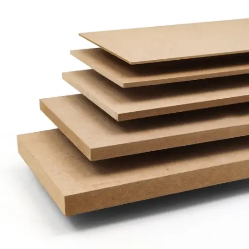 MDF Plain Board 4 x 8 x 15 mm (5/8") (W)