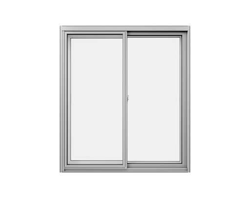 Aluminum Sliding Window  - Plain White 24"H x 24"W