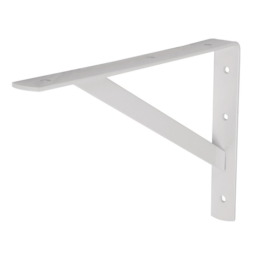 Truper Shelf Bracket Heavy Duty - White 8” X 12” 