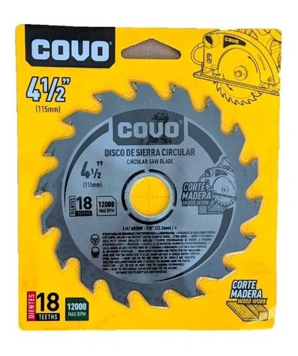 Covo  Circular Saw Blade 18T 4 1/2"