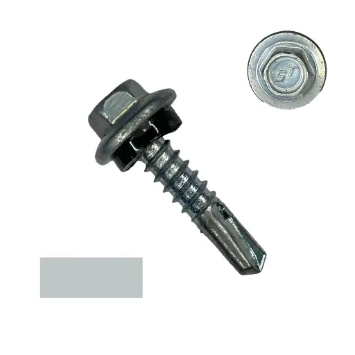 Coated Metal Roofing Screw #12 x 3"