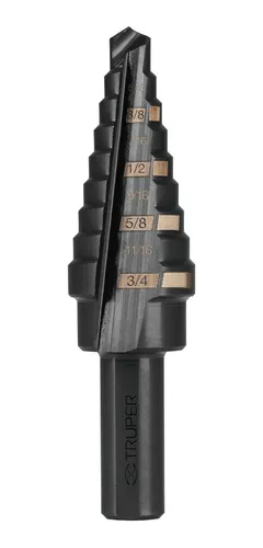 Truper  9 Step Drill Bit Black Oxide