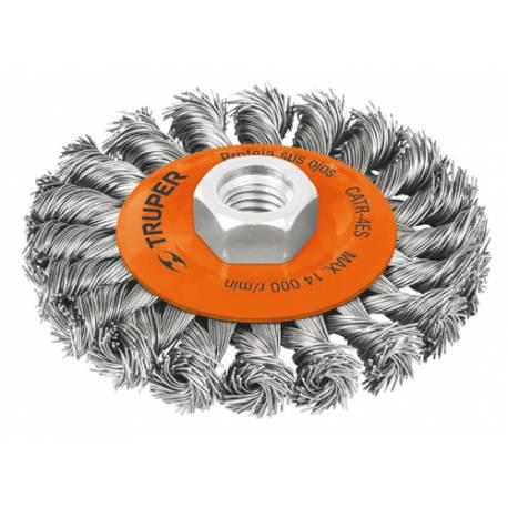 Truper Twisted Wire Wheel 4”