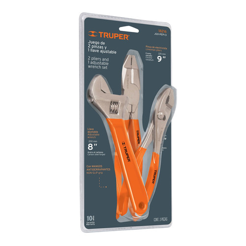 Truper Pliers And Wrench Set