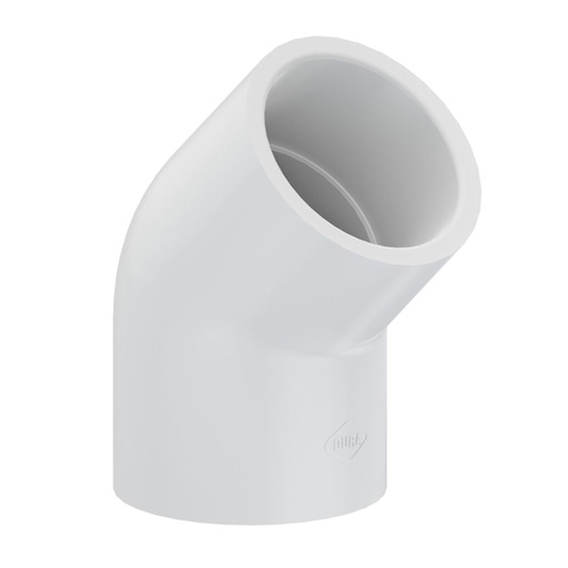 PVC 3/4" x 45° Elbow SCH 40 