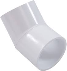 PVC 1 1/2" x 45° Elbow SCH 40