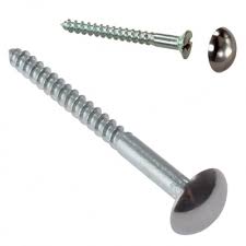 Mirror Screw 3/4" (20Mm) X 8G