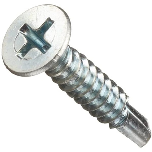 Counter Sink Tec Point Screw S/D 8" x 1/2 "