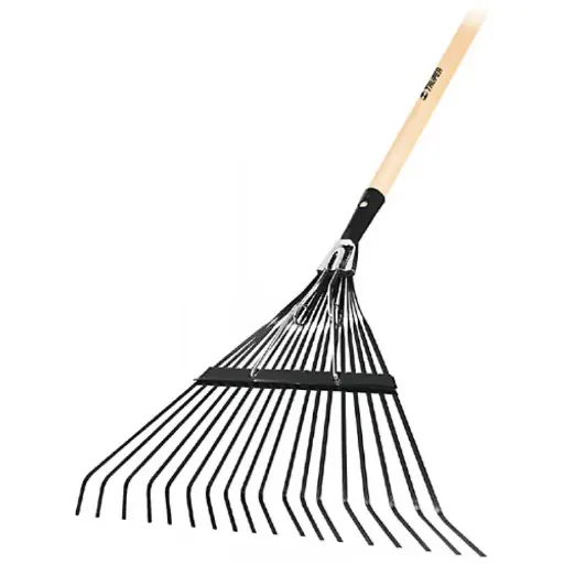 Truper Straight Leaf Rake W/ 18 Tines