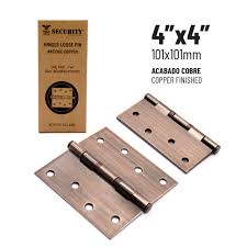 Door Hinge 4" x 4" - Copper