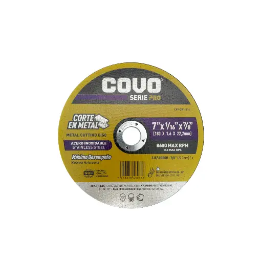 Covo Metal/ Steel Cutting Disc 7"