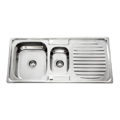 G Workx Kitchen Sink 1 1/2 Bowl 41" x 20" - Stainless Steel