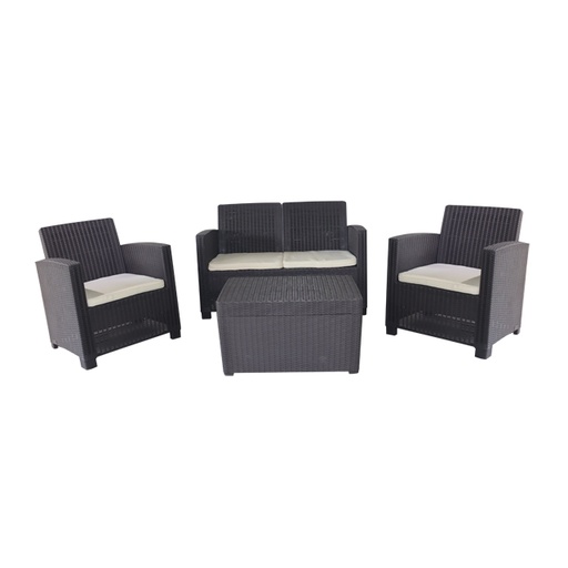 Alamo II Patio Set W/Cushions 4Pcs