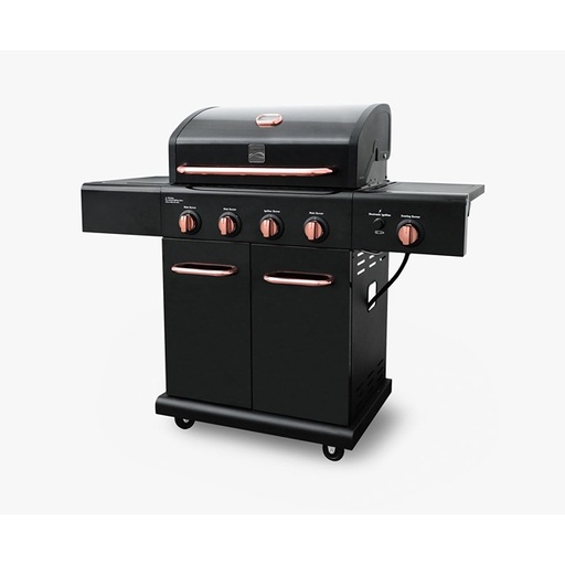 Kenmore 4 Burner Plus Searing Side Burner Grill - Black & Copper