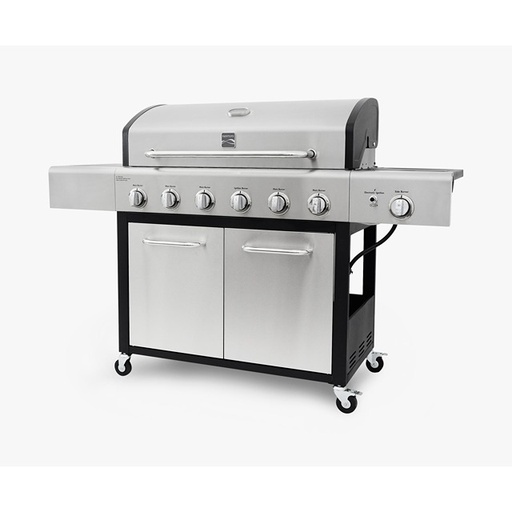 Kenmore 6 Burner Xl Plus Side Burner Grill - Stainless