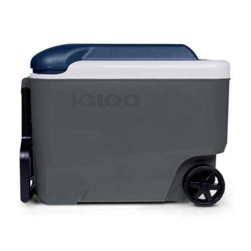 Igloo Maxcold  Roller Cooler 40Qt - Blue/Grey