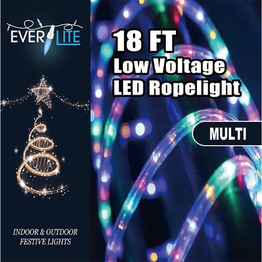 LED Rope Light 18' - Multi 