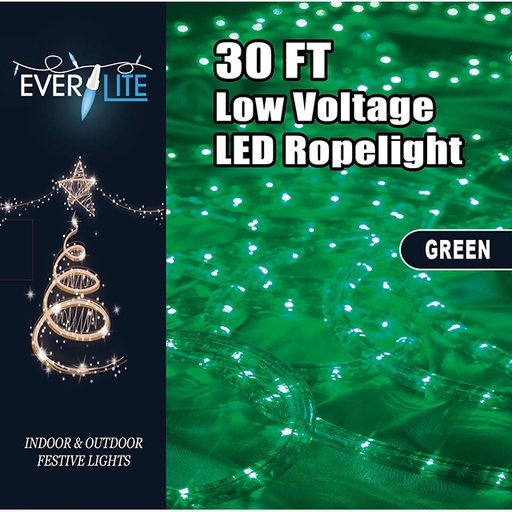 LED Rope Light 30' - Green 