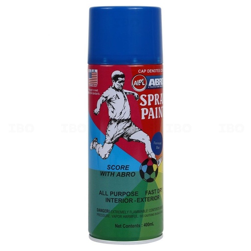 [Abro SP-105] Abro Fluorescent Spray Paint 400ml - Blue