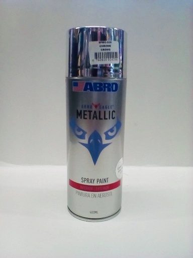 [Abro SMPC-029] Abro Eagle® Metallic Premium Spray Paint 400ml - Chrome