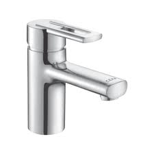 [23599100000] CERA  Topaz Single Lever Basin Mixer W/ Braided Connection Pipe (W/O Pop-Up) 18"