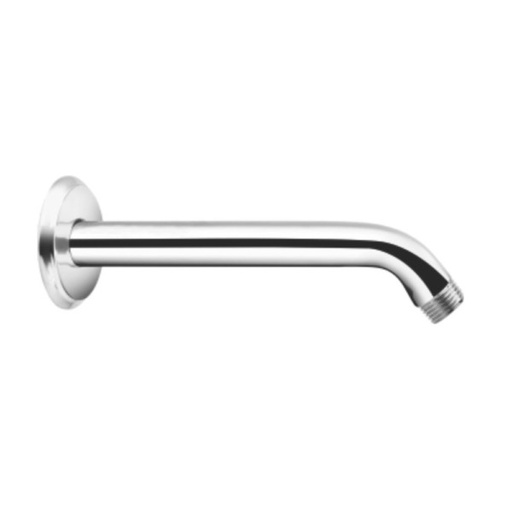 [23562000000] CERA  Overhead Shower Arm W/ Wall Flange - Brass 9” 